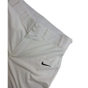 Nike baseball pants White Joggers with Black Swoosh